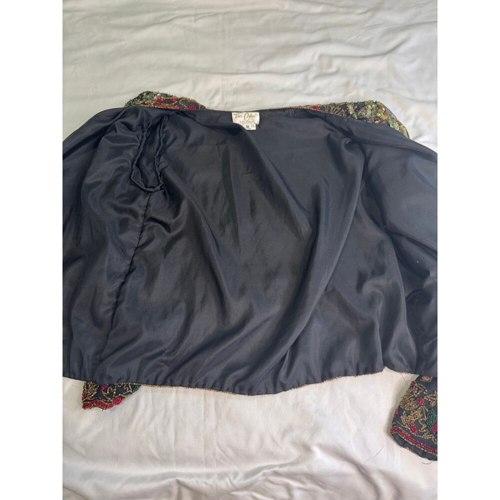 Tan-Chho Vintage 80's Multi-Colored Sequin Jacket - Picture 7 of 12